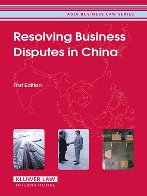 cover image of Resolving Business Disputes in China